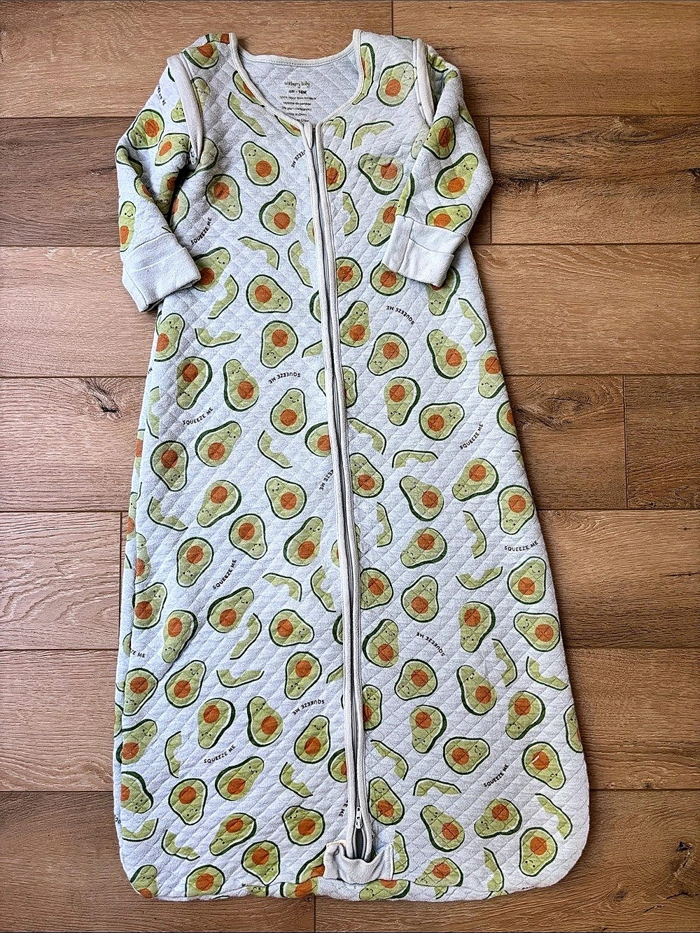 Silkberry Baby Avocado Print Sleep Sack Baby 6M-18M